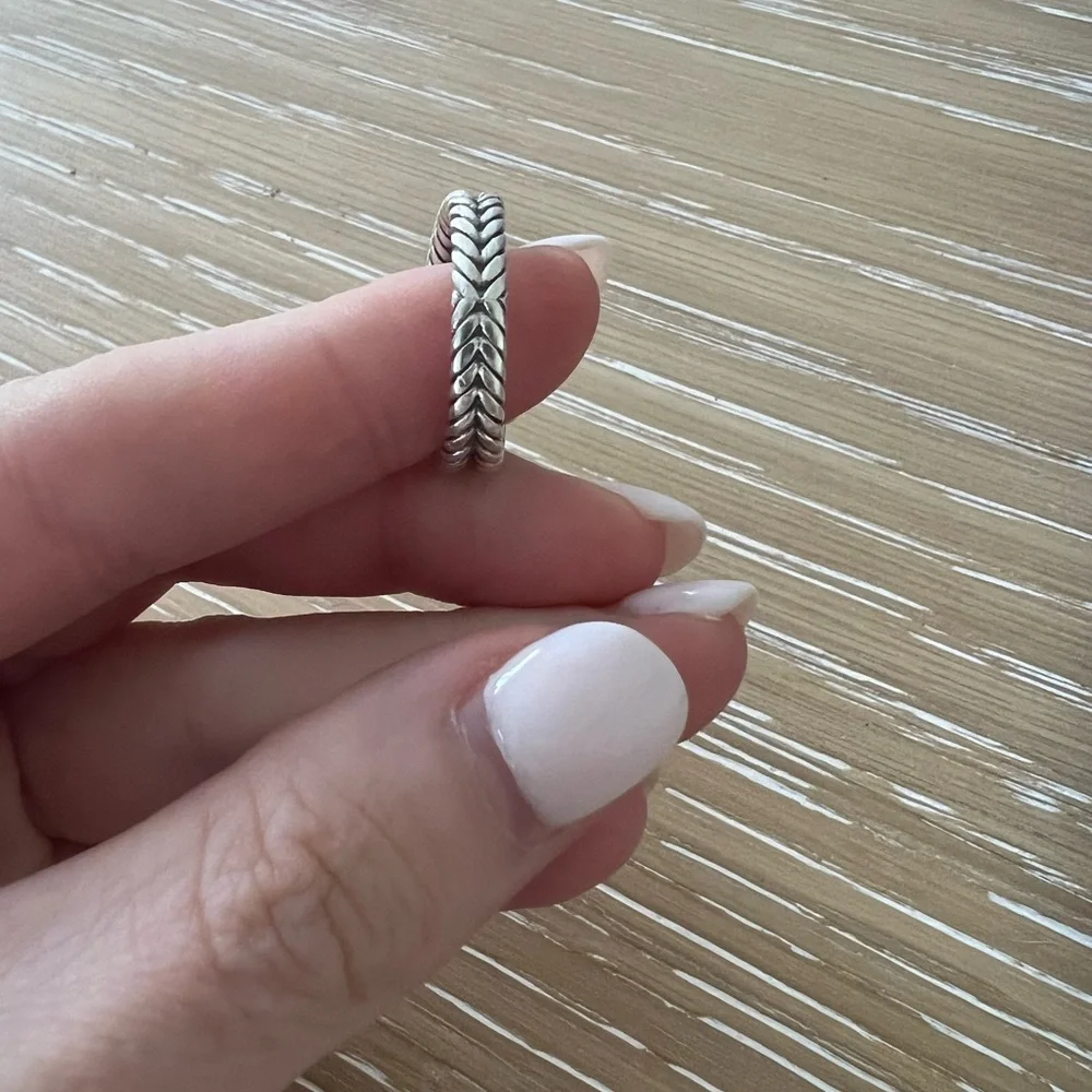David Yurman Sterling Silver Ring - Picture 4 of 7